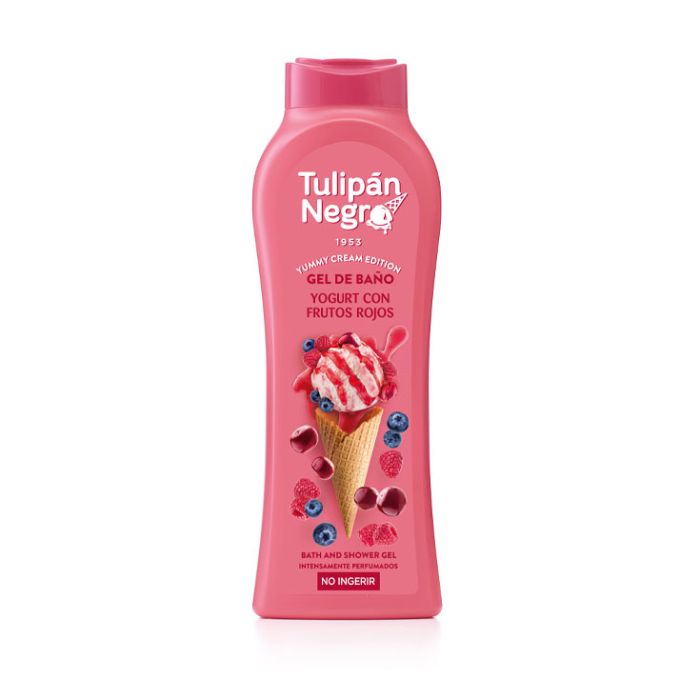 Gel de Baño Yogurt con Frutos Rojos 650ml - Tulipan Negro - 1