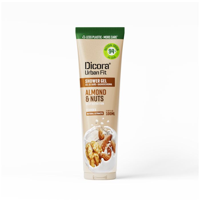 Gel de Baño con Nueces y Almendras 100 ml - Dicora Urban Fit - 1