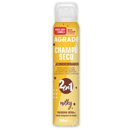 Champú en Seco y Acondicionador 2 en 1 - Milky 200ml - Agrado - 1