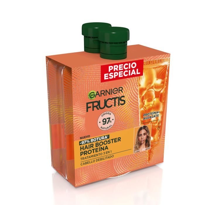 Fructis Hair Booster Proteína Tratamiento 3 en 1 97% Menos Rotura 120 ml - Fructis - 1