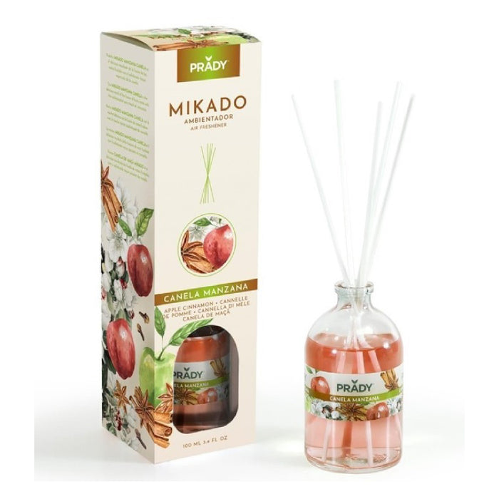 Ambientador Mikado 100ml - Prady : Canela y Manzana - 1