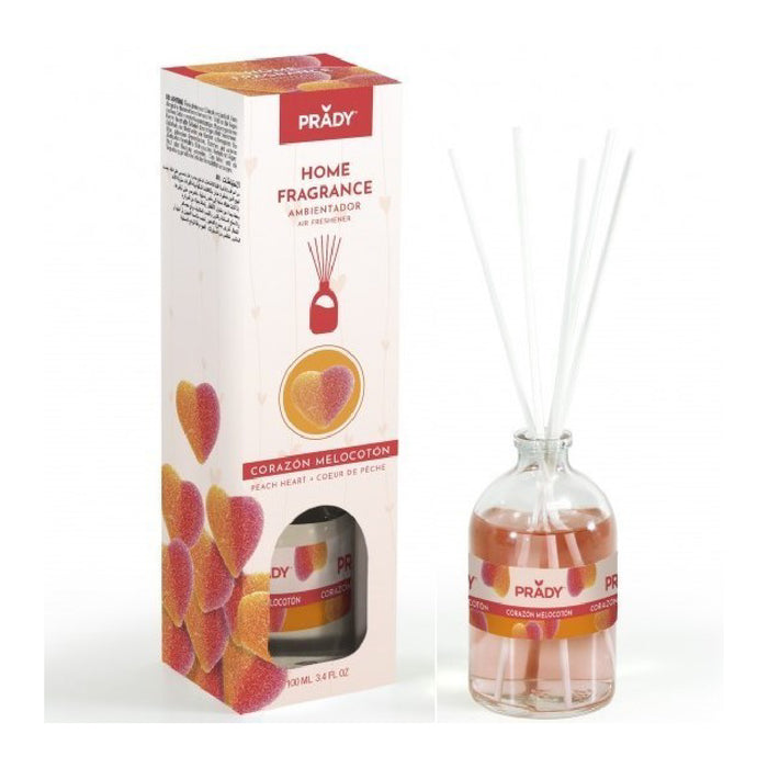 Ambientador Mikado 100ml - Prady : Corazón Melocotón - 1