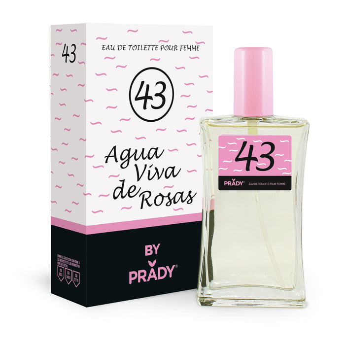 Eau de Toilette Agua Viva de Rosas 90ml - Prady - 1