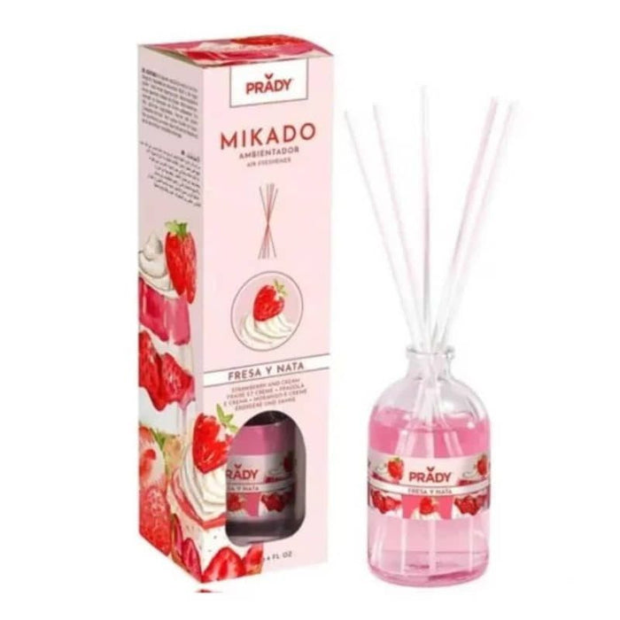 Ambientador Mikado 100ml - Prady : Fresa y Nata - 1