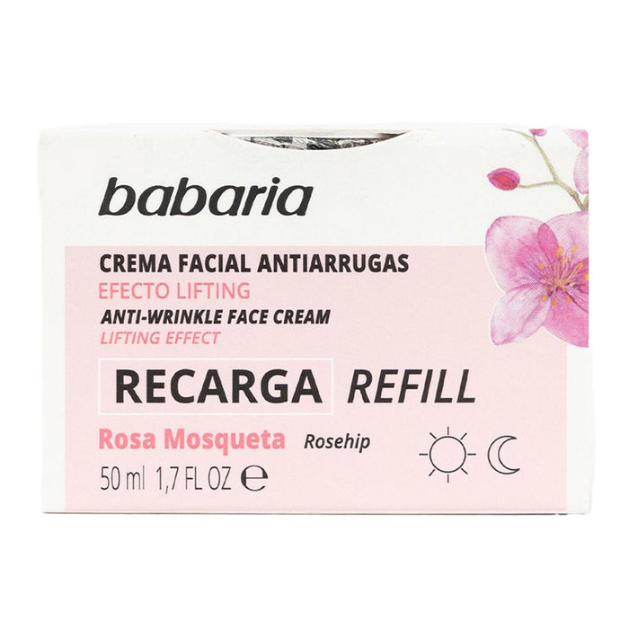 Rosa Mosqueta Crema Facial Anti-arrugas Vegano Relleno 50ml - Babaria - 1