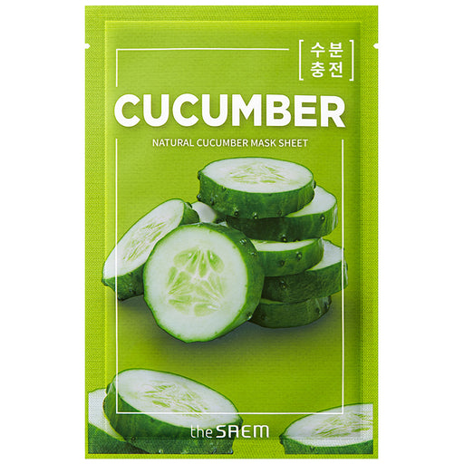 Mascarilla Pepino - Natural Cucumber Mask Sheet 21ml - The Saem - 1