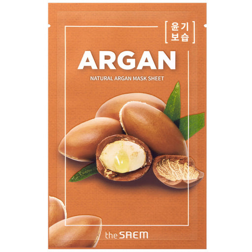 Mascarilla Aceite de Argán - Natural Argan Mask Sheet 21ml - The Saem - 1