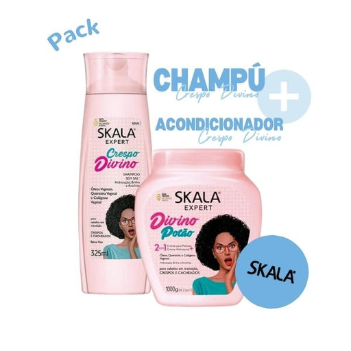 Pack Divino Potao: Champú + Crema Acondicionadora 1000ml - Skala - 1