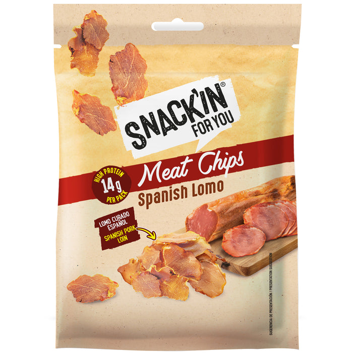 Snack Horneado Meat Chips - Lomo - Snackin For You - 1