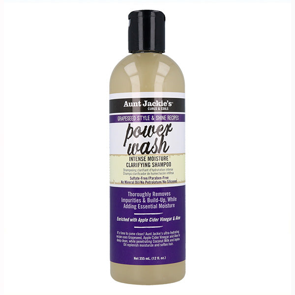 Aunt Jackie's C&c Grapeseed Power Wash Shampoo 355ml/12oz - Aunt Jackie's - 1