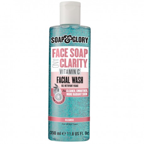 Jabón Facial Face and Clarity Vitamina C - 350ml - Soap & Glory - 1