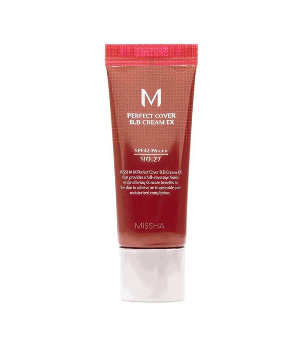 BB Cream Perfect Cover SPF42 Pa+++  20ml - Missha: 27 - 3