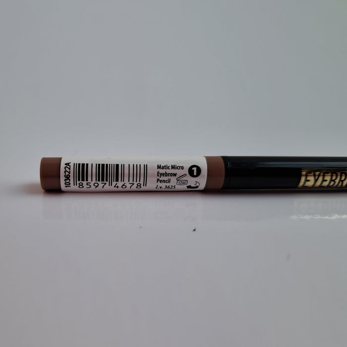 Lápiz de Cejas Automático Eyebrow Micro Styler - Dermacol : 01 - 2