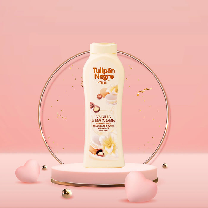 Gel de Baño Vainilla y Nueces de Macadamia 650ml - Tulipan Negro - 3