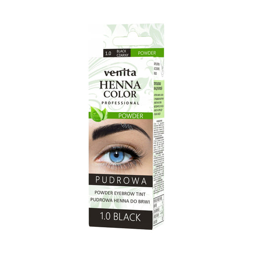 Henna en Polvo para Cejas - Venita : Negro - 1