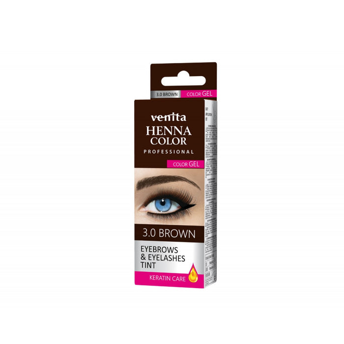 Gel de Tinte para Cejas y Pestañas - Venita : Brown - 1