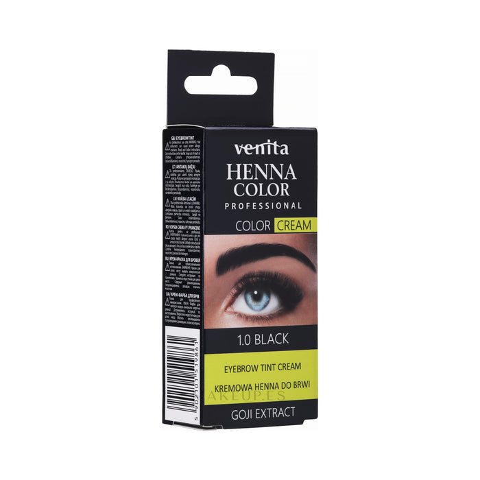 Henna para Cejas en Crema - Venita : BLACK Goji Extract - 1