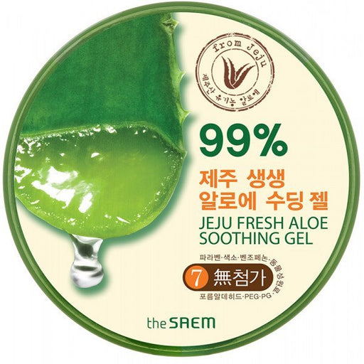 Gel Calmante Aloe Jeju Fresh 99% - The Saem : 300ML - 1